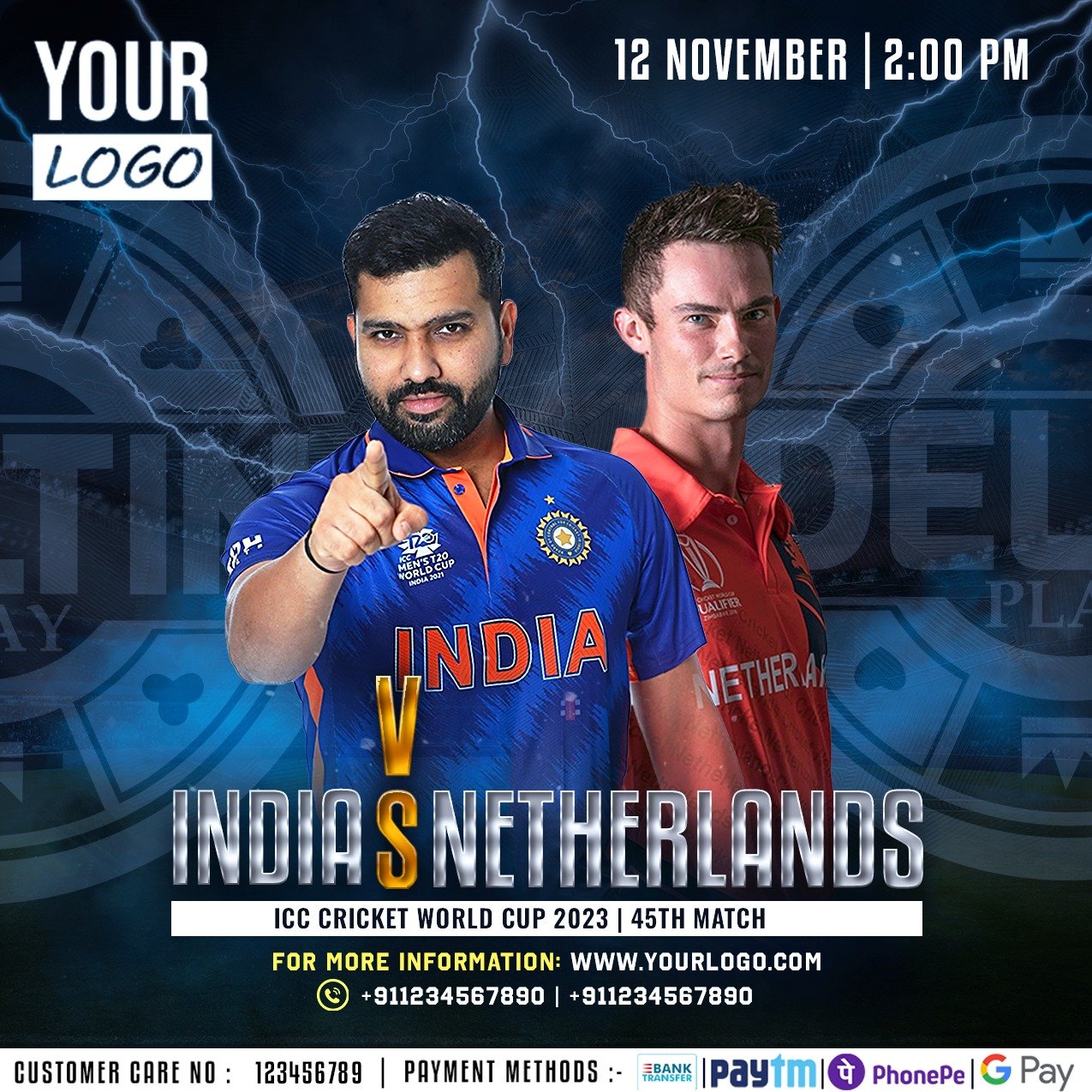 India vs Netherlands — International Match
