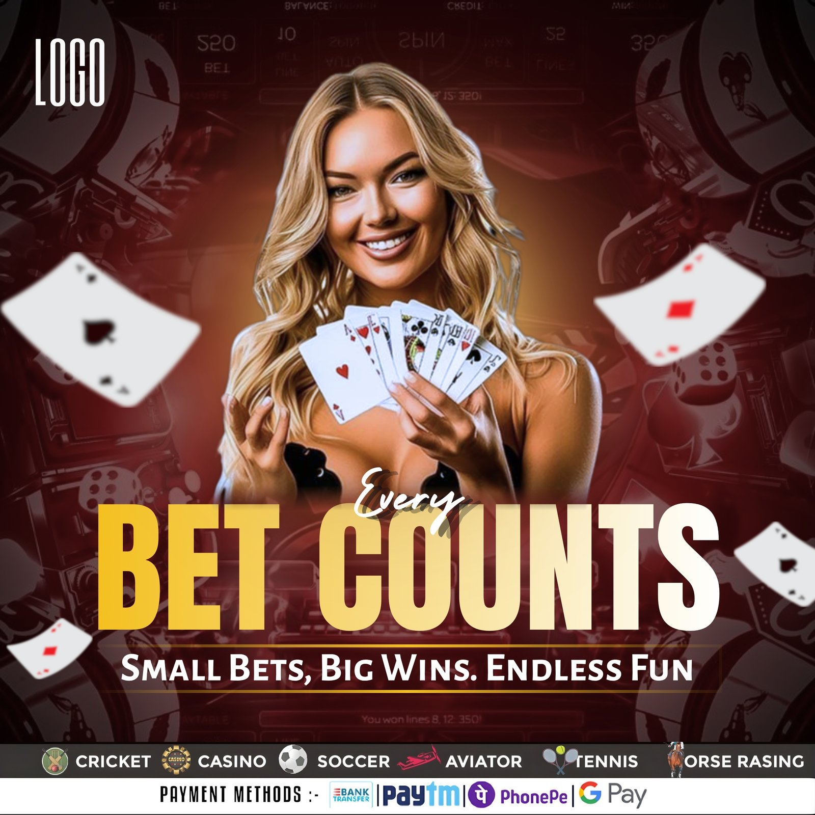 Bet Counts Casino Promotional Post Design